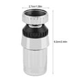 thumbnail image 2 of Fyydes Faucet Sprayer, LED Faucet Sprayer,360° Swivel Water Powered 3Colors LED Light Kitchen Sink Faucet Spray Head Sprayer, 2 of 7