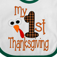 thumbnail image 4 of Inktastic Plaid 1st Thanksgiving Turkey Boys or Girls Baby Bib, 4 of 4