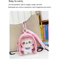 thumbnail image 4 of Doll display canvas bag with keychain, portable figure transparent storage bag suitable for storing lipstick, Badge Wallet, 4 of 9