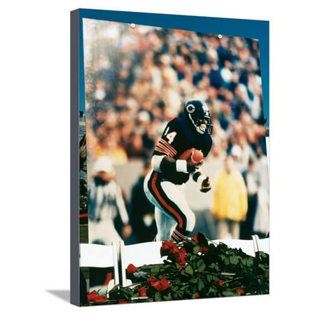 Field Memorial (Walter Payton, Memorial Held at Soldier Field Stadium, 1999 Stretched Canvas Print Wall Art By Vandell)