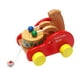 thumbnail image 5 of Juguetes de piscina, juguetes para bebés, juguetes para niños pequeños Juguete de madera con forma de oso de peluche que hace percusión con sonidos naturales de tambor. No necesita pilas. Carrito de m, 5 of 7
