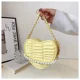 thumbnail image 4 of Bolso de hombro de PU de cadena de alta calidad 2024 nuevo bolso cruzado de moda versátil de color sólido bolso Minaudiere simple de tendencia suave, 4 of 5