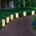 thumbnail image 3 of LumaBase Solar Powered Luminaria Kit with White Lights - Set of 6 (Tan), 3 of 11