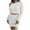White, variant on HXWCHs Women's Fashion Knitted Sweater and Skirt Suit Set for Autumn Winter Casual Wear S Pink