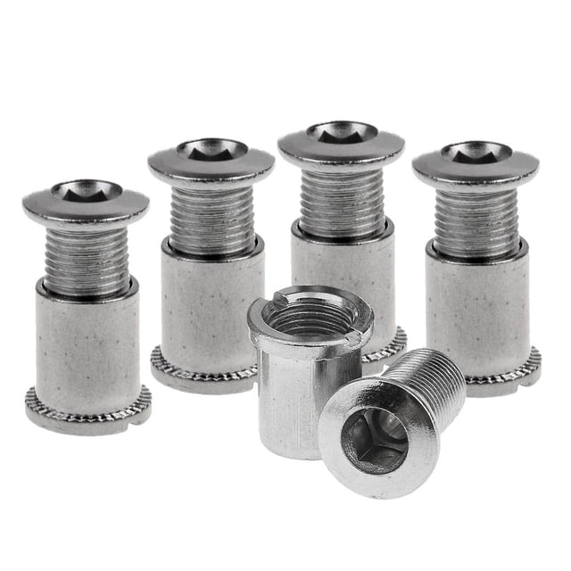 Paquete de 5 Piezas de Cadena de Tornillo de Rueda de Perno de Carretera Perfecl