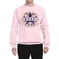 thumbnail image 2 of Wild Bobby, Cheerleading All Stars Girl Sports Unisex Crewneck Graphic Sweatshirt, Light Pink, 3X-Large, 2 of 5