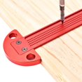 thumbnail image 7 of Woodworking Ruler Precisions Pocket Ruler,T-Type Scribing Ruler,Working Scribing Measure Tools Woodworking Ruler, 7 of 7