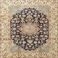 thumbnail image 1 of Ahgly Company Indoor Square Traditional Chestnut Brown Persian Area Rugs, 3' Square, 1 of 6