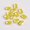 Yellow, variant on U8MO 20pcs 6x9mm Shiny Rectangle Faceted Crystal Opaque Glass Loose Beads DIY Jewelry-Orange