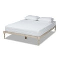 thumbnail image 6 of Baxton Studio Iseline Platform Wood Bed Frame, Antique White, King, 6 of 9