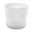 thumbnail image 4 of Matsuzay Macetas resistentes a la intemperie para jardinería, macetas decorativas para flores, maceta para bonsái, maceta transparente M + Type2 NO2, 4 of 6