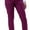 Wine, variant on ADAR Pro Women's Slim Fit Scrub Pants, Black, 6 Pockets