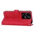 thumbnail image 2 of Funda Tipo Billetera para Honor X5C Plus Carcasa Abatible con Porta Tarjetas, Bolsillo para Efectivo, Soporte Ajustable, Cierre Magnético y Correa de Muñeca Rojo, 2 of 6