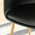 thumbnail image 6 of Flam Dining Chairs - Set of 2-Black and Gold-South Shore, 6 of 10