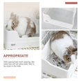 thumbnail image 4 of Pet Cage Toilet Bunny Litter Box Tray-shaped Bunny Toilet Rabbit Litter Box, 4 of 4