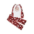 thumbnail image 2 of Uaswgudfs Christmas Pajamas Set, Family Matching Reindeer Plaid & "Family 2026 Christmas" Print Long Sleeve Top with Pants, Festive Holiday Sleepwear Loungewear, 2 of 8