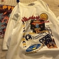 thumbnail image 3 of Camiseta de manga corta con estampado de alienígena de Hip-hop para mujer, ropa de calle Harajuku, Tops para chica, camiseta femenina de gran tamaño, Tops Y2k para mujer, 3 of 5