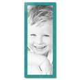 thumbnail image 2 of ArtToFrames 14" x 37" Turquoise Picture Frame, 14x37 inch Blue Wood Poster Frame (WOM-4588), 2 of 8