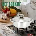 thumbnail image 3 of Chef PRO Commercial Grade Aluminum Caldero Stock Pot, 1.9 Quarts, 3 of 7