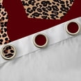 thumbnail image 4 of Homewish Leopard Print Clothes Black Out Curtains, Fashion Cheetah Curtains Pack of 2 (42x63 Each), Teens Girls Women Bedroom Curtains, Curtains and Drapes Bedroom Decor, 4 of 6