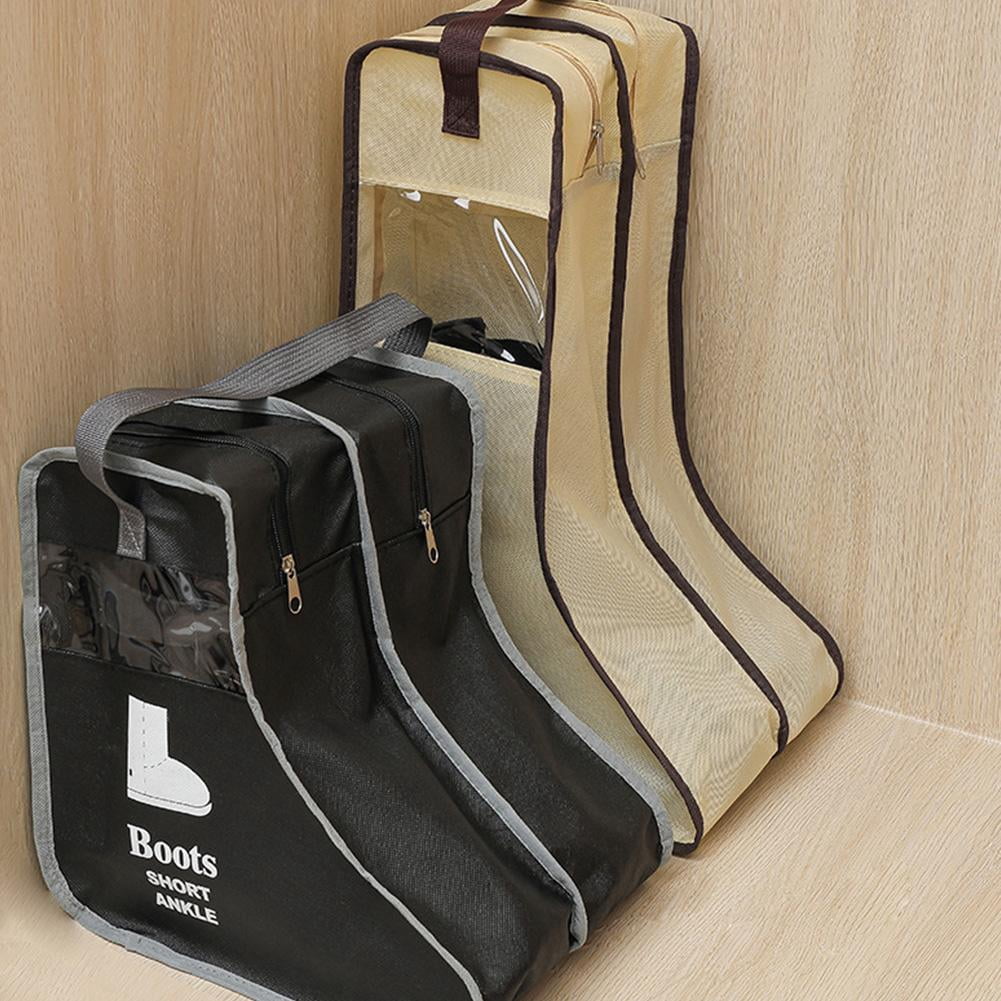 Long Riding Rain Ankle Boots Leather Shoes Storage Bag Organizer Case Travel Eco Bag For Boots Drop