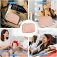 thumbnail image 4 of Makeup Bag, Travel Cosmetic Bag, Puffy Padded Make Up Bag for Women, Makeup Organizer Case, Wide-open Pouch Purse, Travel Essentials, Toiletries Accessories Brushes, 4 of 7