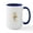 White/Navy Inside, variant on CafePress - Easter Bonnet Maiden Mugs - 15 oz Ceramic Large White Nolvety Mug