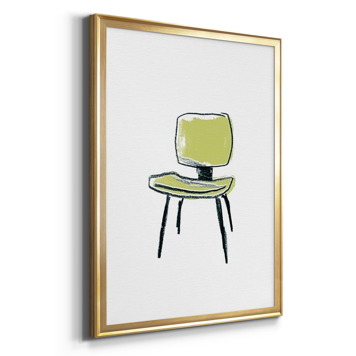 Take a Seat VI Premium Framed Print, in Gold, Black, or Silver - Ready to Hang