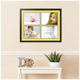 thumbnail image 2 of ArtToFrames Collage Photo Picture Frame with 4 - 9x12 Openings, Framed in Black with Canary and Black Mats (CDM-3926-3), 2 of 8