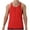Red, variant on YFNNUP Men's Classic Slim Fit Breathable Active Workout Gym Muscle Sleeveless Shirts Tank Tops