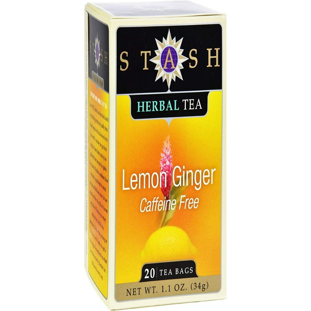 Herbal TeaLemon Ginger Stash Tea 20 Bag