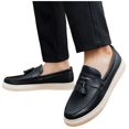 thumbnail image 6 of Miluxas Women's Tassel Loafer Classic Slip On Soft Sole Driving Business Work Dress Boat Shoes Daily Lightweight Non-Slip Penny Casual Shoes Black 8(42), 6 of 9