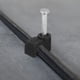 thumbnail image 5 of 100 Paquetes de Clips de Cable de 0.51 Pulgadas, Abrazaderas de Cable Ethernet con Clavos de Acero, Negros, 5 of 6