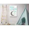 thumbnail image 3 of Awkward Styles Love You To The Moon and Back More Than All The Stars In The Sky Canvas Cute Mother Quotes Baby Room Newborn Baby Gifts Framed Poster for Kids Nursery Room Love Quotes for Kids, 3 of 7