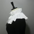 thumbnail image 5 of Women Vintage Ruffle False Collar Victorians Neck Collar Elegant Shawl Capelet Neck Ruff for Halloween Parties, 5 of 8