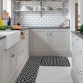 thumbnail image 2 of Kitchen Rug Mat Halloween Ghost Bone, Set of 2, Anti-Fatigue Non-Skid Washable Kitchen Runner Rugs, Black White Soft Comfort Rug for Kitchen, Floor Home, Front of Sink, Laundry, 2 of 6