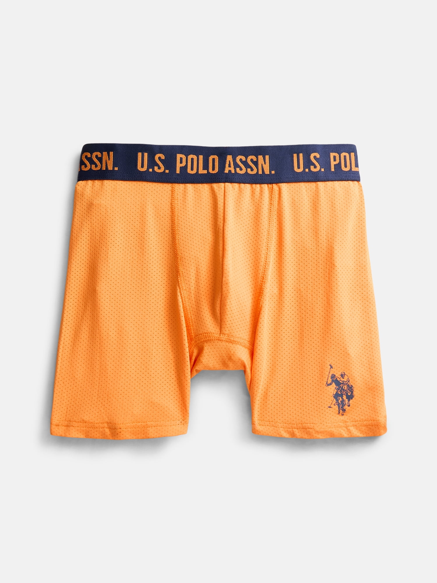 U.S. Polo Assn. Boys Performance Micro Boxer Briefs, 5 Pack, Sizes S-XXL