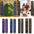 thumbnail image 2 of QUSENLON 2Pcs/Set Eid Mubarak Porch for Banner Ramadan Kareem Mosque Front Door Curtain Flag Hanging Sign Islamic Muslim Party Decoration Supplies, 2 of 12
