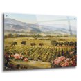 thumbnail image 2 of Epic Art 'Vineyards to Vaca Mountains' by Ellie Freudenstein, Acrylic Glass Wall Art, 36"x24", 2 of 8