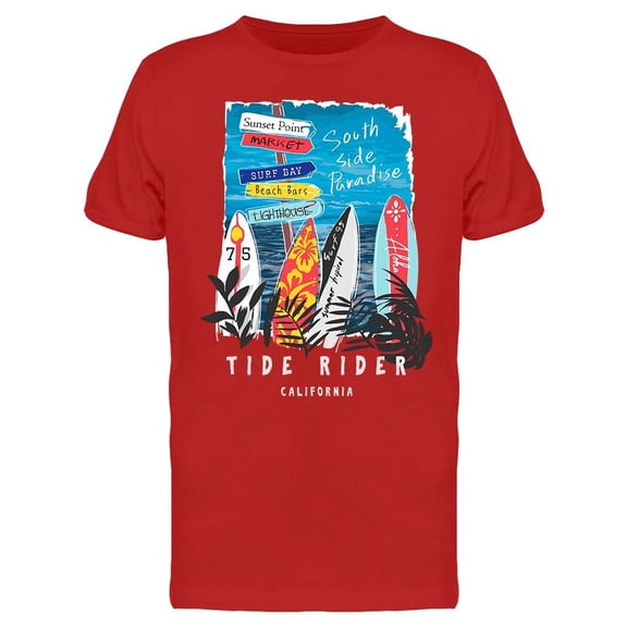 Tide Rider T-Shirt Men -Image by Shutterstock, Male Medium