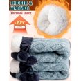 thumbnail image 2 of Womens Slipper Fuzzy Grips Socks Fluffy Winter Warm Thick Thermal Cozy Plush Non Slip Cabin Soft Fleece Socks 1Pairs, 2 of 6