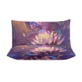 thumbnail image 3 of 3 Pcs Soft Bedding Set, Includes 1 Duvet Cover with Zipper And 2 Pillow,Shams Fantasy Butterfly Queen(90"×90"), 3 of 8