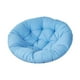 thumbnail image 2 of Cojín colgante para silla de huevo, cojín para columpio, elegante, transpirable, multifuncional, práctico y suave, para sillas de jardín. Azul, 2 of 8