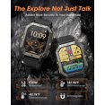 thumbnail image 2 of Reloj inteligente DEKELIFE Military 2.02" para Android/iPhone con llamadas, 2 of 6