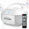 thumbnail image 2 of serony Lecteur Cd Portable Lecture Polyvalente Son et Options Polyvalentes Batterie Intégrée Bluetooth Radio AM/FM Facile, 2 of 6