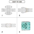 thumbnail image 6 of COEQINE Tissue Box Cover PU Leather Square Tissue Case Holder with Snap Closure for Bathroom/Bedroom/Kitchen/Office/Outdoor Tent Decorative Accessories, Beach Sea Turtle, 6 of 7