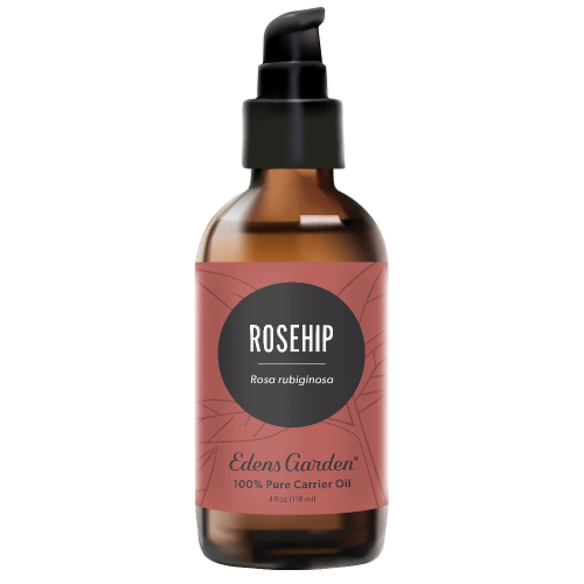 Edens Garden Rosehip Carrier Oil- 100% Pure Premium Cold Pressed & Hexane Free, Natural Moisturizer For Face, Skin, Body, Hair & Nails, Massage- Diluting Essential Oils & Aromatherapy 118ml (4 fl oz)