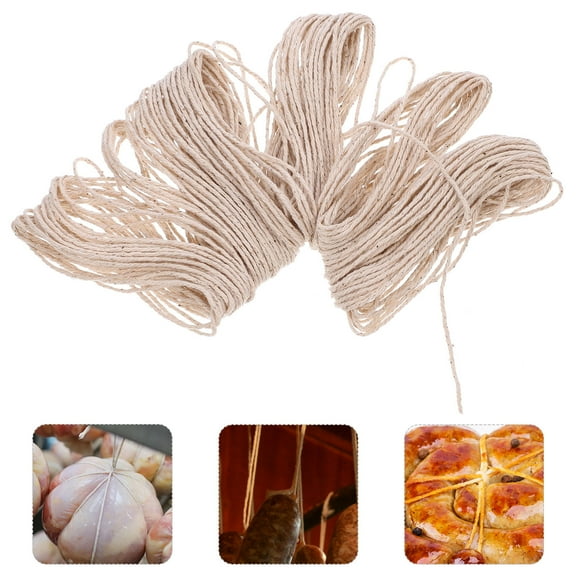 LEORX Poultry Twine 1Set Beige Cotton Twine for Meat Binding in Cooking