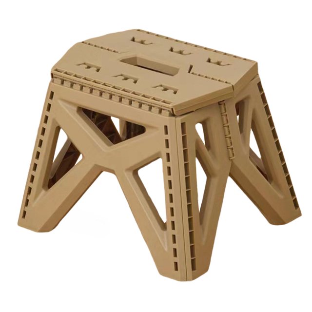 Almencla Tabouret de Camping Tabouret de Randonnée Tabouret Pliable pour Pique-Nique Randonnée Jardin Kaki