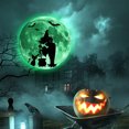 thumbnail image 4 of LHWEN Halloween Decorations Luminous Wall Stickers Bat Moon Fluorescent Self Adhesive Children's Room Festival Decor Easy to Use Glowing Party Supplies, 4 of 8